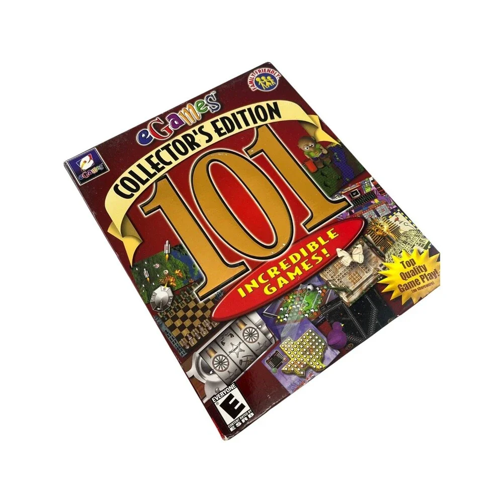 eGames 101 Incredible Games Collectors Edition PC Sealed